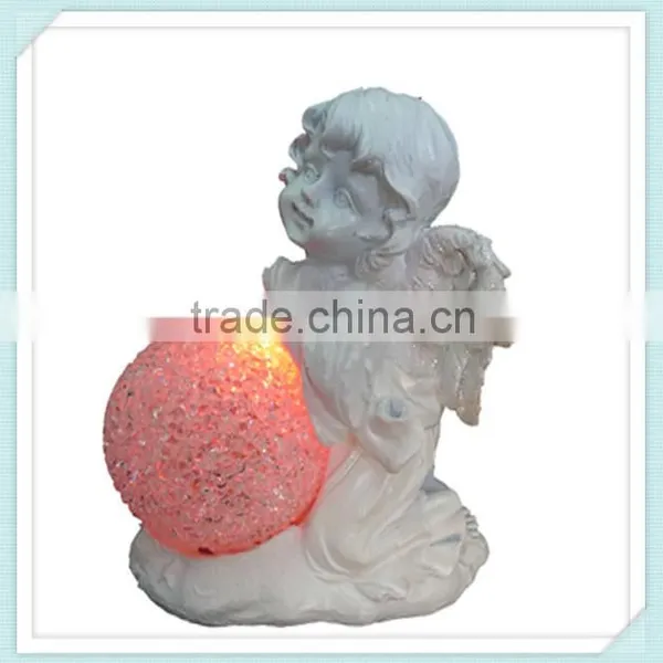 LED Small Resin Angel Figurine photo-2