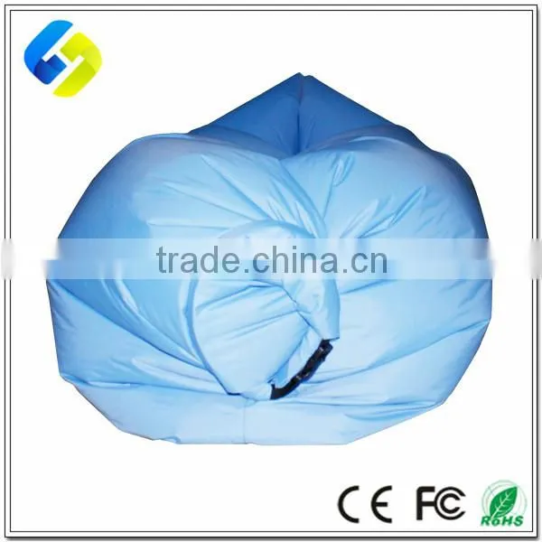 China Manufacturer Nylon 210T Fabric Lazy Outdoor Inflatable Sleeping Bag Sofa photo-5