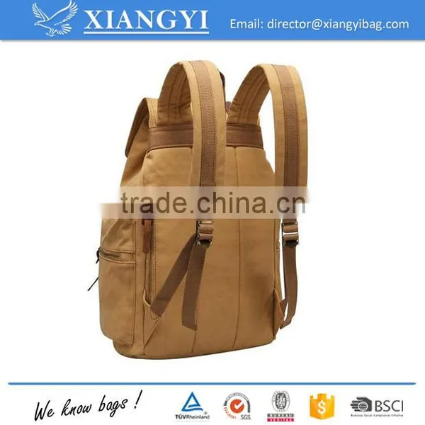 Vintage Canvas Rucksack Backpack For Travel Casual Daypacks photo-4