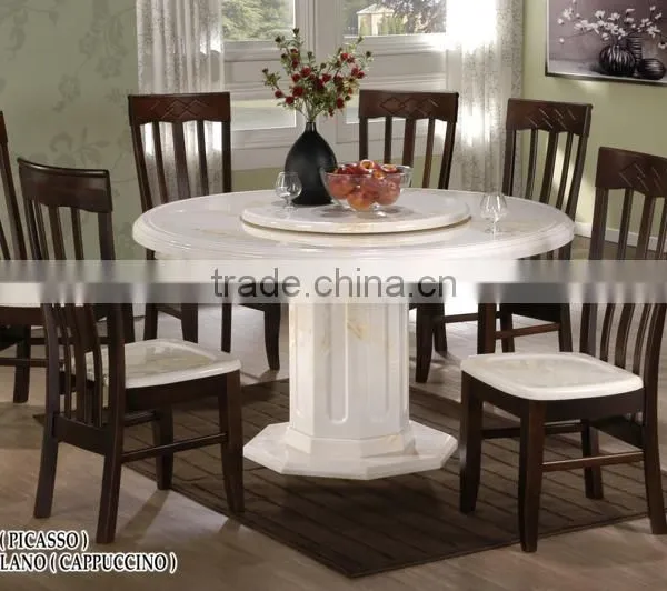 Latest Stainless Marble Top Table Cushion Solid Wood Chair Famous
