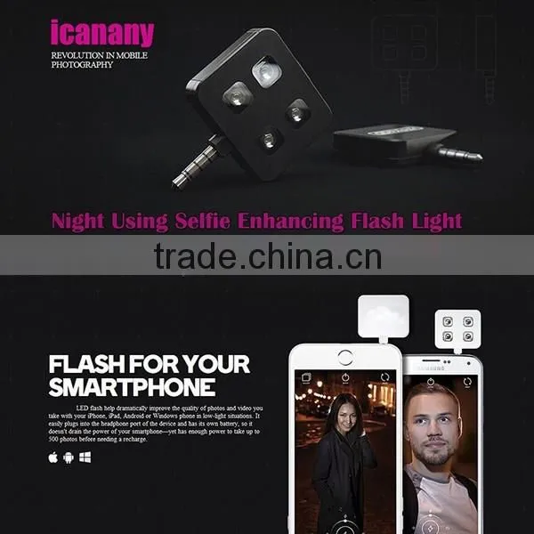 2016 Portable Excellent Camera Flash LED Light Selfie photo-2