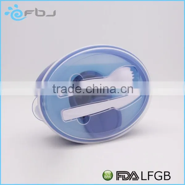 Multi Function 3 Compartment Plastic Food Container 3 Compartment With Locked Lid photo-2