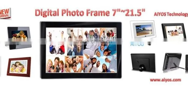 7inch to 23 Inch Digital Photo Frame With Rechargeable Battery