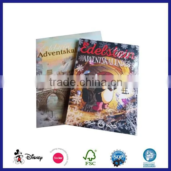 Cardboard Stamped Little Doors Advent Calendar With Plastic Inlay for Toys Quality Choice photo-3
