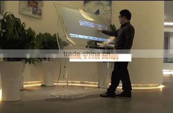 GreenTouch Outdoor Advertising Transparent Holographic Rear Projection Film photo-2