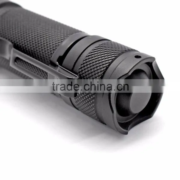 Soshine TC10 Rechargeable 200LM LED 3-Mode White Flashlight With USB Cable- Black (1 x 18650) photo-4