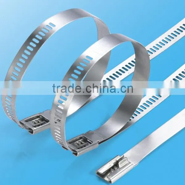 on Sales Lock Ball Type Stainless Steel Ties (material:304-201-316 ) 7.6*950 photo-4
