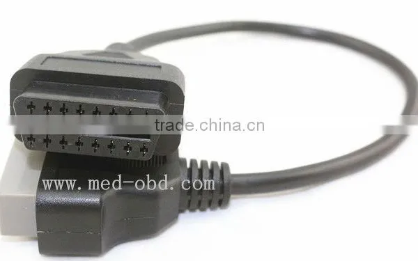 OBD2 Adapter Cable 14 Pin To J1962 Female 16Pin photo-2