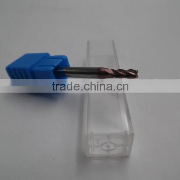 2mm Cutting Dia 4 Flutes HRC65 China Cnc Solid Carbide End Mill Cutter for Steel Supplier's Choice photo-2