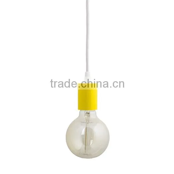 Colorful Pendant Lamp Cord Set Metal Hanging Light photo-5