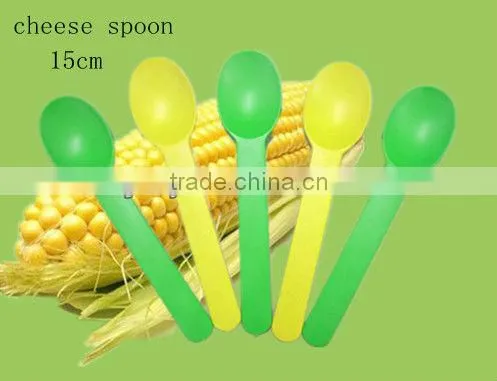 Colourful 100% Biodegradable Disposable Ice Cream Spoon photo-5
