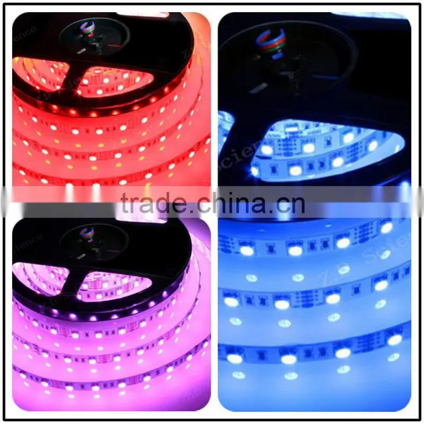 Now-waterproof DC12V 5050 60leds/m 14.4w/m 840lm/m CE&RoHS Cerificated Wholesale RGB LED Strip Light5050 photo-2
