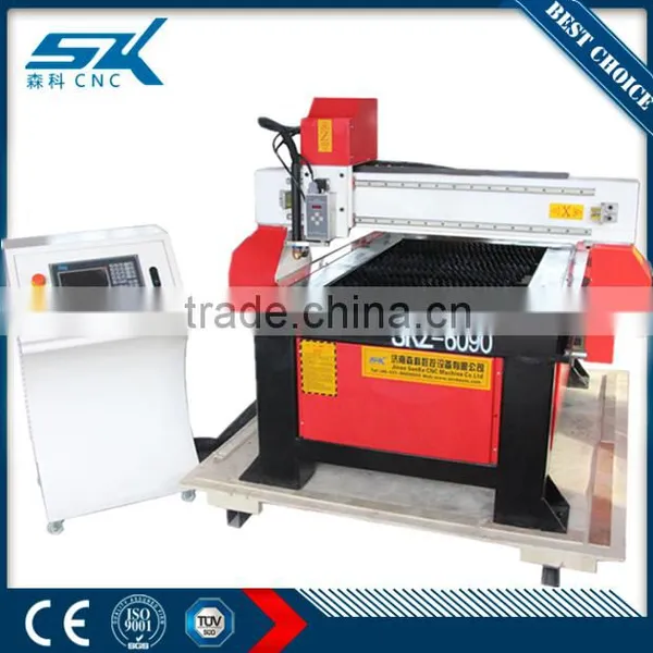 6090 Samll Aluminum, Steel Metal Sheet Cutting Machine Air Plasma Cutting Machine
