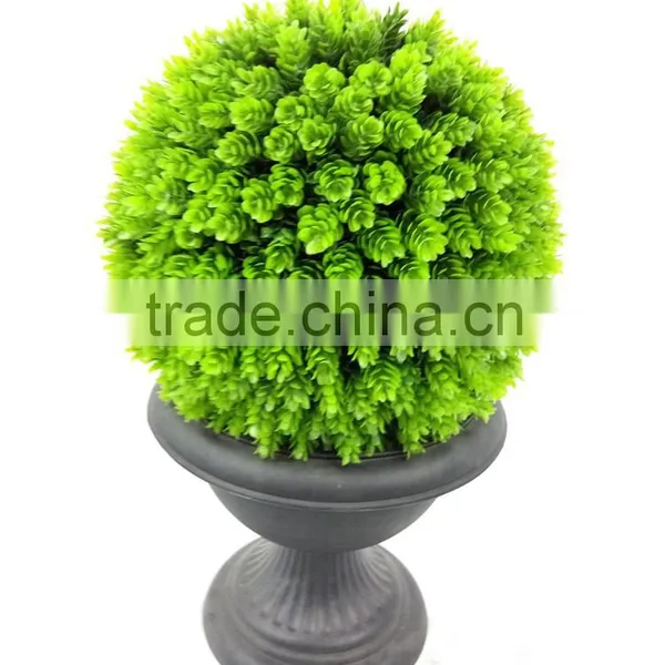 Table Decoration High Simulation Artificial Grass Ball Bonsai With Competitive Price photo-2