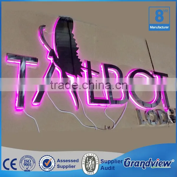 Light up Backlit Lighted Alphabet Metal Letter Sign for Building Advertising photo-2