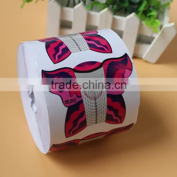 500Pcs Nail Art Tips Extension Forms Paper Nail Forms Nail Art Tool photo-3