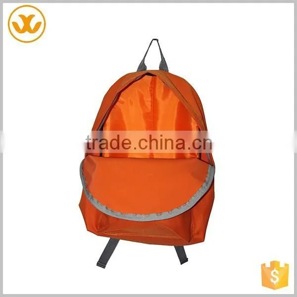 Orange Color Woman 600D/PVC Polyester Sport Backpack photo-4