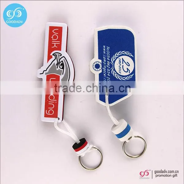 Guangzhou Keychain Manufacturers Low Price Custom Logo Eva Foam Plastic Key Holders photo-3