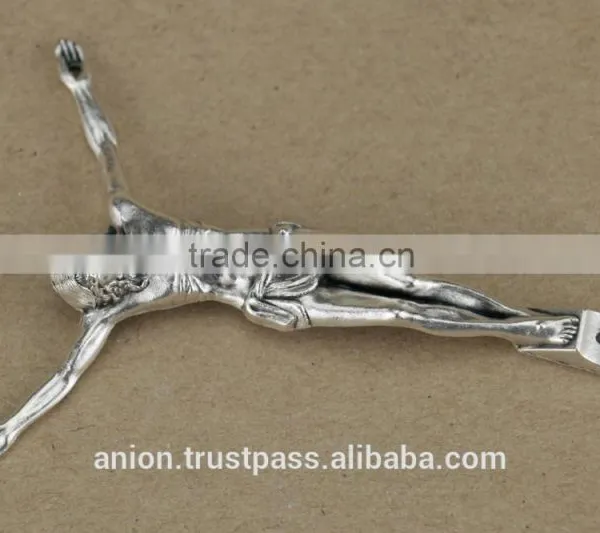 Crucifix Metal Figure of Jesus Christ Medium Size photo-6