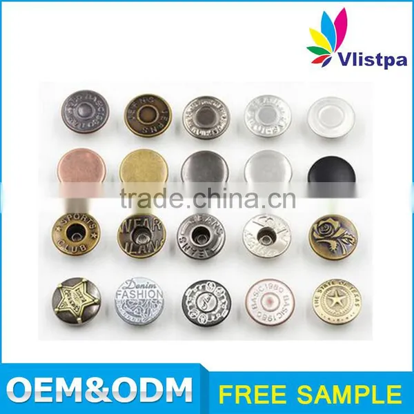 Good Price Fashion Design Metal 11.5mm Snap Clip Buttons