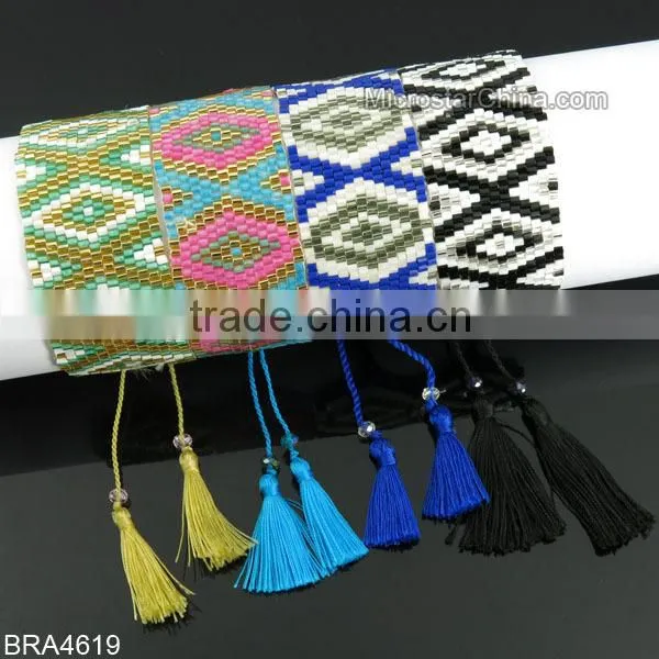 Japan Top Quality Macrame Beaded Bracelet photo-6