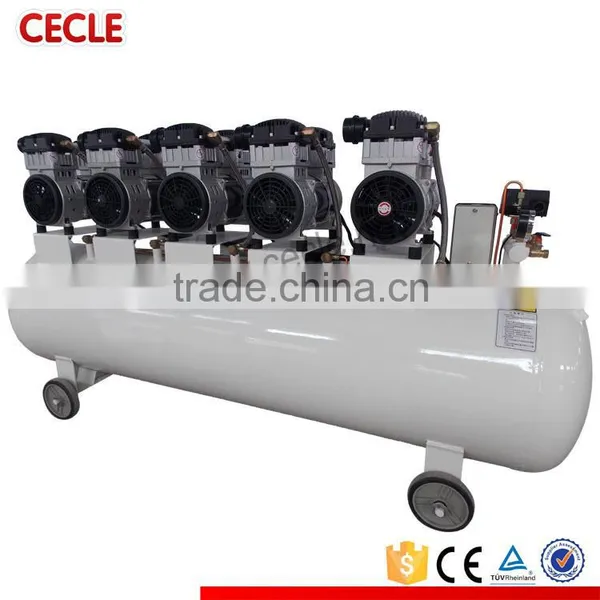 High Pressure 5 Motors Oil-free Air Compressor Tank photo-2