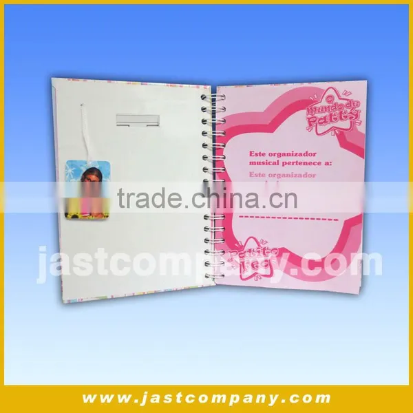 Girl Gift Diary, Customized Music Notebooks, A5 Size Music and Light Notebooks photo-2