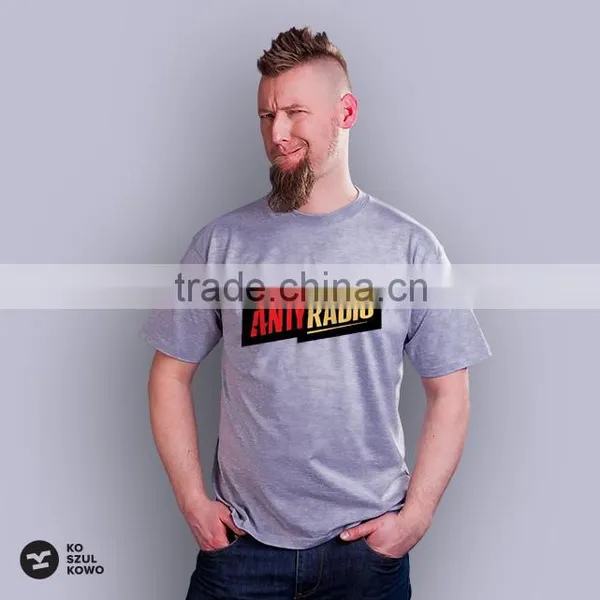 2016 Men T-shirt Male Design Tee Printed Logo Slogan Screenprint Transfer DTG OEM Service photo-2