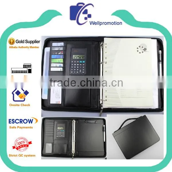 A3/a4/a5 Size Mens pu Leather Padfolio for Sale Quality Choice photo-2