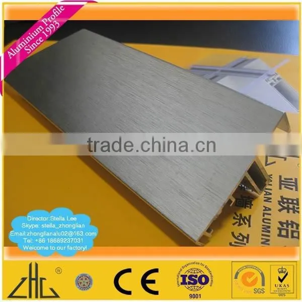 Wow!! Brushed Polish Aluminium Kitchen Cabinet Handle/ Brush Polished Aluminium Profile Factory/brush Polish Aluminium Extrusion photo-2