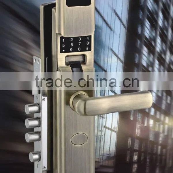 Electronic Lock Finger Print Password Stainless Steel SS304 High Quality Voice Navigation