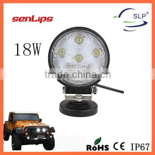 18W CIRCLE LED WORK LIGHT SPOT FLOOD BEAM OFF ROAD, SUV