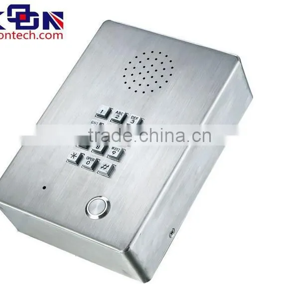 KNZD-03 Stainless Steel Door Intercom Door Phone Robust steel Elevator phone
