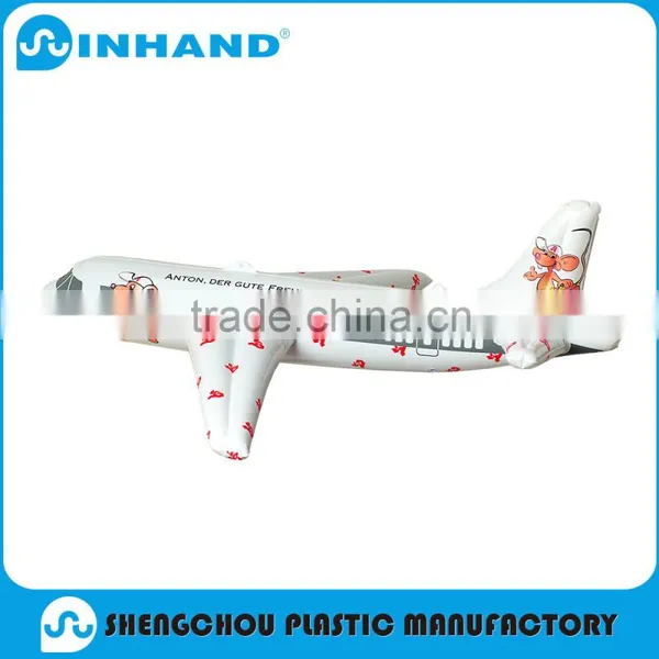 Manufacturers Selling EN71-1-2-3 Eco-friendly PVC Inflatable White Plane
