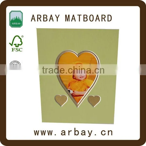 Promotional Gifts White Cream Core Paper Photo Frame Mat Board Large photo-2