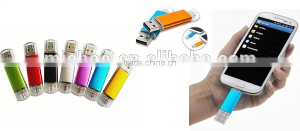 Wholesale Buy Usb Flash Drives With 2 Port, Hot Selling Cheap OTG Usb for Smartphone, Mini Usb Flash Drive 32gb photo-2