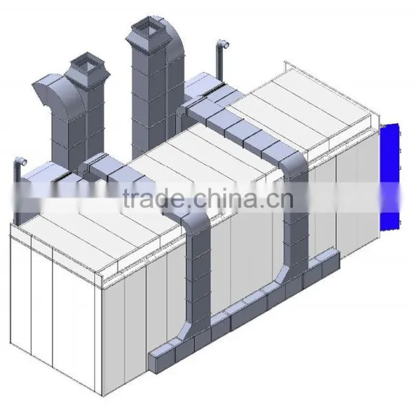 CE & ISO Approved Professional Dust Free Bus Paint Chamber photo-3