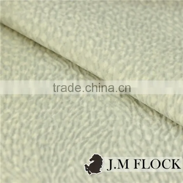 Wholesale Colorful Flock Knit Fabric / Short Pile Flocking Fabric / Plain Flocking Fabric photo-6