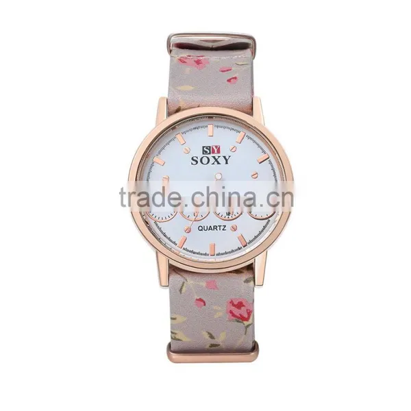 Hot Sale Wristwatch Printing Watch Women