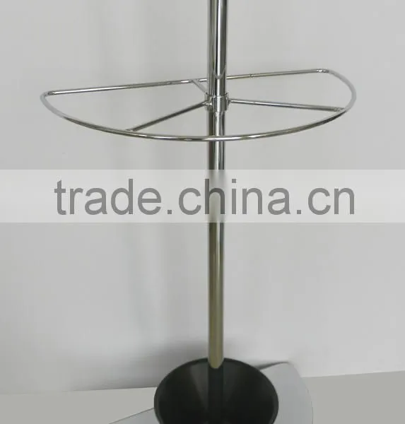 Indoor Decorative Wire Umbrella Holder Chrome Stand