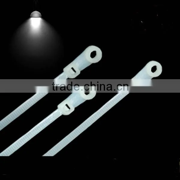 10 Years Exporter Nylon 66 Black & White 50Lbs Mountable Head Cable Tie photo-6