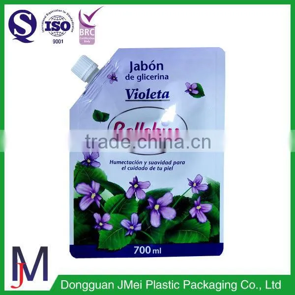 2016 China Plastic Liquid Packaging Bags , Stand up Spout Pouch photo-3