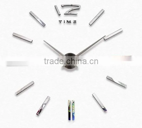 Different Types of Wall Clocks DIY 3D Wall Clock Home Decor Bell Cool Mirror Stickers Art Watch