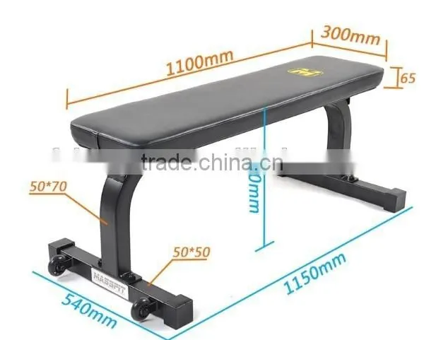 Gym Equipment Strength Training Flat Crossfit Bench photo-6
