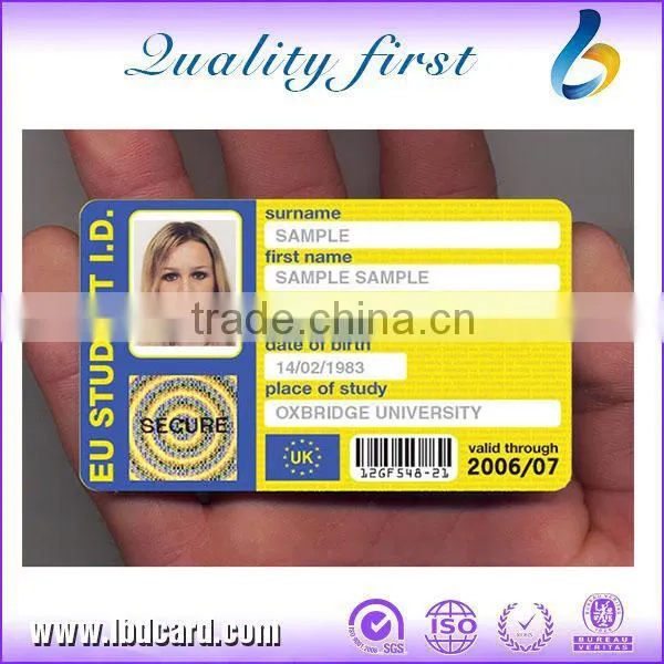 Free Sample Student ID Card Printer, TK4100 Chip Card, Photo ID Card Maker photo-2