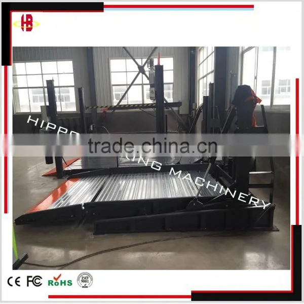 Double Deck Tilt Parking Lift Equipment