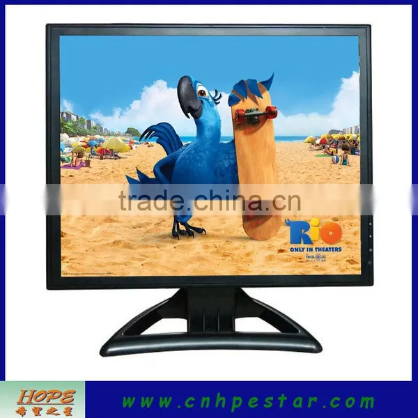 Good Sale Black Color Vga Hdmi av tv Usb Input 17inch Square Screen Used Lcd tv photo-3