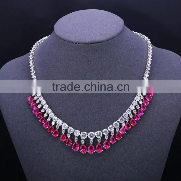 Cheap Wedding Jewelry Set,zircon Tear Drop Jewelry Set photo-3
