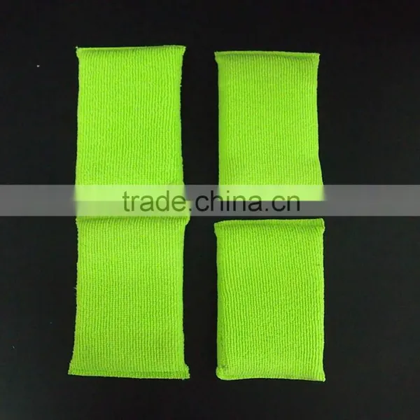 Microfibre Cloth Kitchen Cleaning Dish Washing Scouring Pad Sponge photo-4