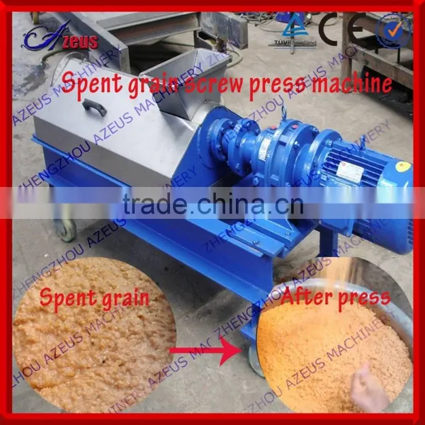 High quality brewer's grains processing machine for separating brewer's grains and water